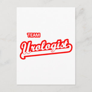 Team Urologist Postcard