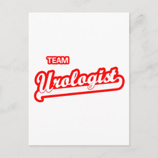 Team Urologist Postcard