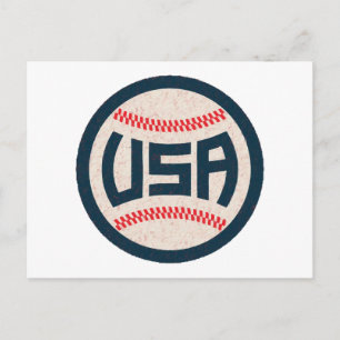 Team USA Baseball Holiday Postcard