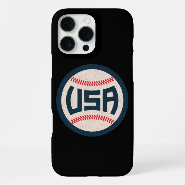 Team USA Baseball iPhone Case (Back)