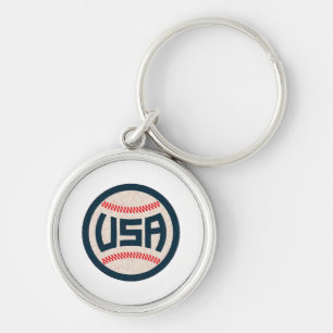 Team USA Baseball Key Ring