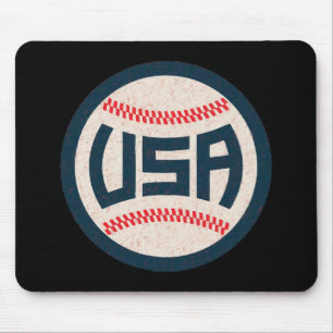 Team USA Baseball Mouse Mat