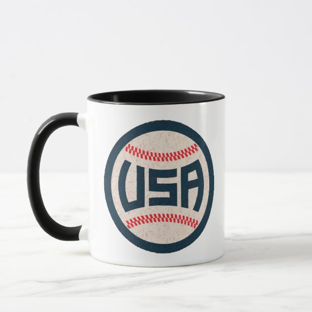 Team USA Baseball Mug (Left)