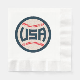 Team USA Baseball Napkin