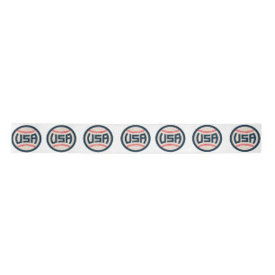 Team USA Baseball Satin Ribbon