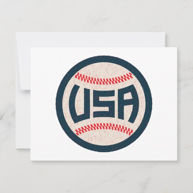 Team USA Baseball Save The Date (Front)