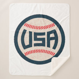 Team USA Baseball Sherpa Blanket