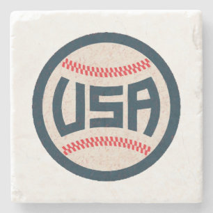 Team USA Baseball Stone Coaster