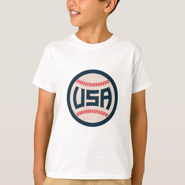 Team USA Baseball T-Shirt (Front)