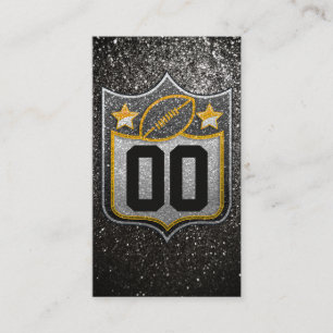 Team USA Sports Black and Gold Pittsburgh Football Business Card