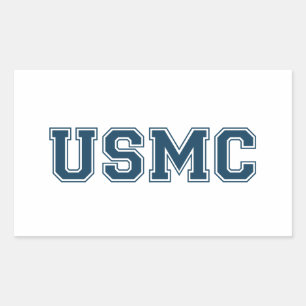 Team USMC Rectangular Sticker