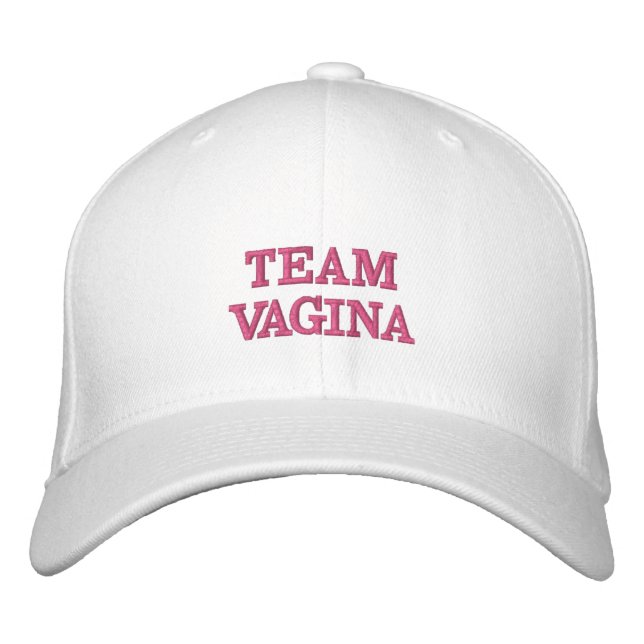 TEAM VAGINA EMBROIDERED HAT (Front)