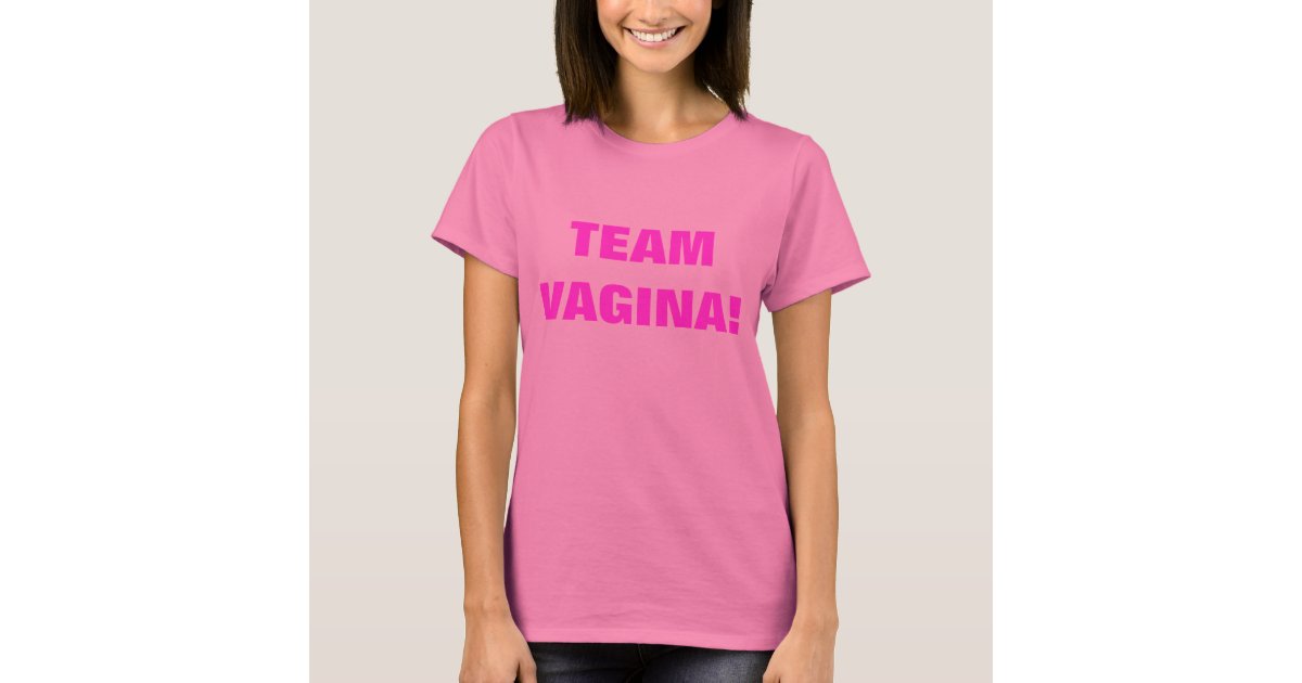 Team Vagina T Shirt Zazzle 4440