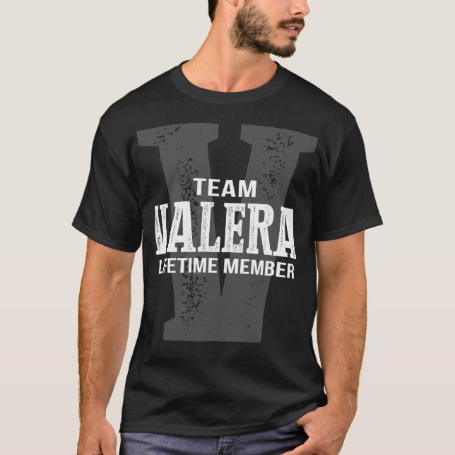 Team VALERA Lifetime Member T-Shirt (Front)