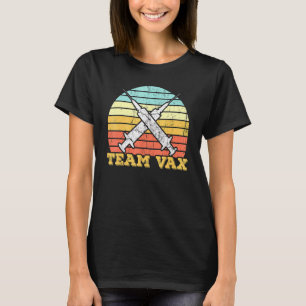 Team Vax Pro Vaccine Thanks Science Vaccination T-Shirt
