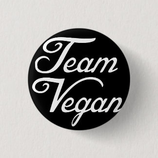 Team Vegan 3 Cm Round Badge