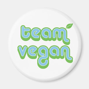 TEAM VEGAN MAGNET