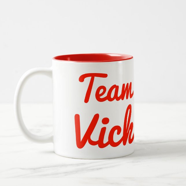 Team Vick Two-Tone Coffee Mug (Left)