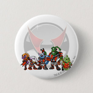 Team Virtupets Space Station Group 6 Cm Round Badge