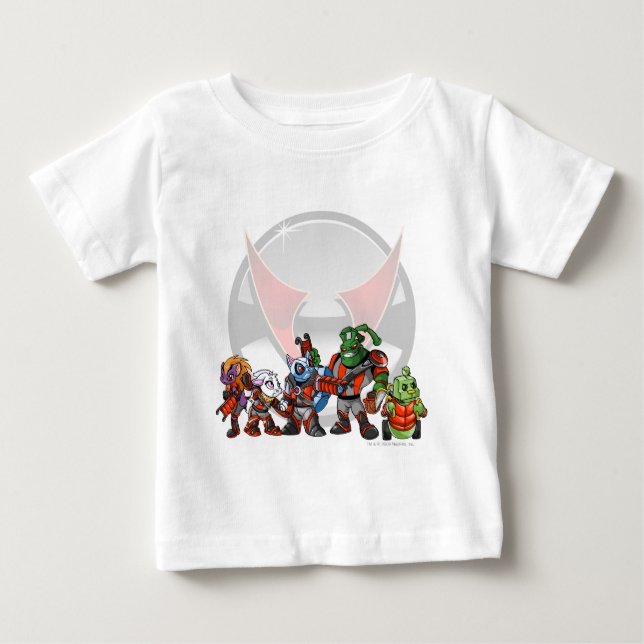 Team Virtupets Space Station Group Baby T-Shirt (Front)