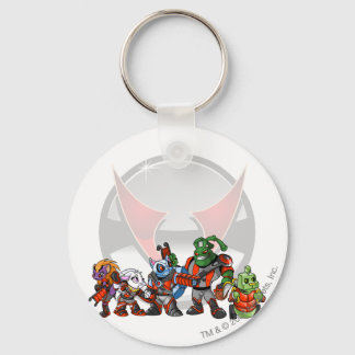 Team Virtupets Space Station Group Key Ring