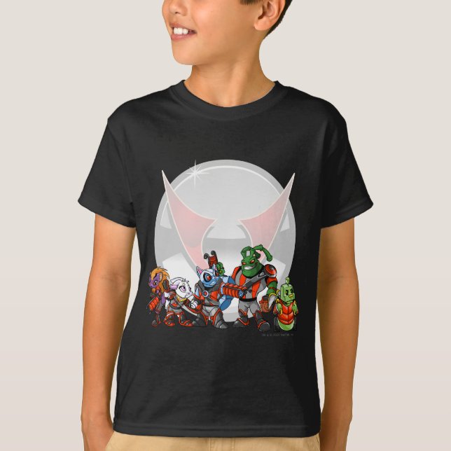 Team Virtupets Space Station Group T-Shirt (Front)