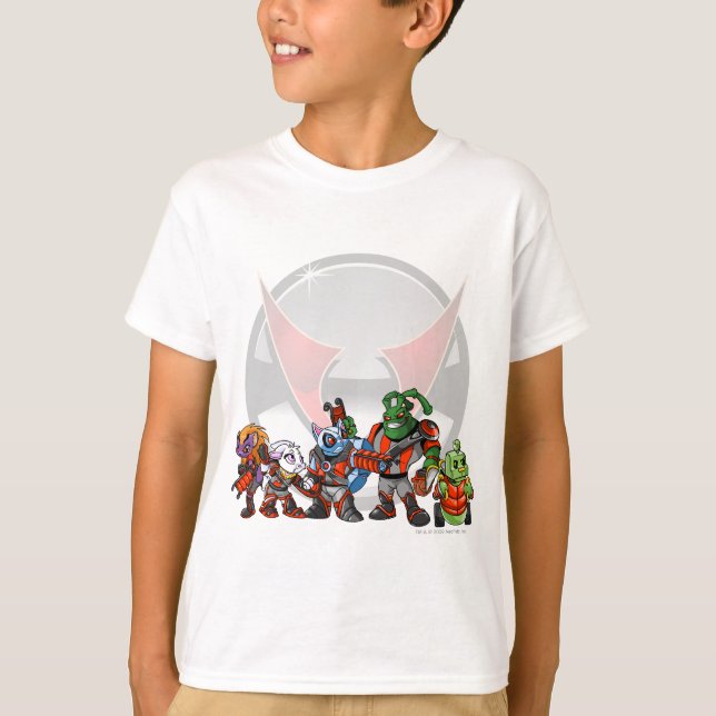 Team Virtupets Space Station Group T-Shirt (Front)