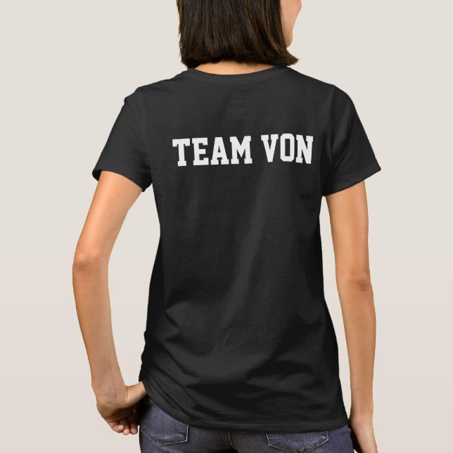 Team Von T-shirt (Back)