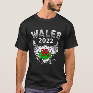 Team Wales 2022 Soccer Football Fans  Supporters T-Shirt