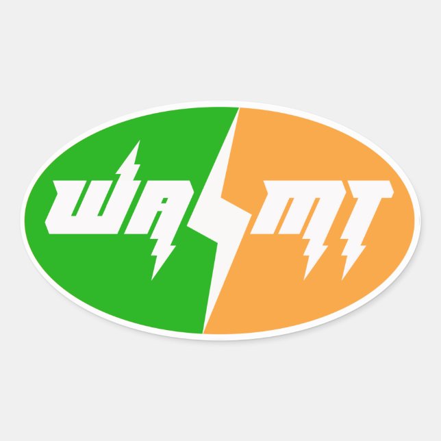 Team WAMT Thunder Logo Sticker (Front)