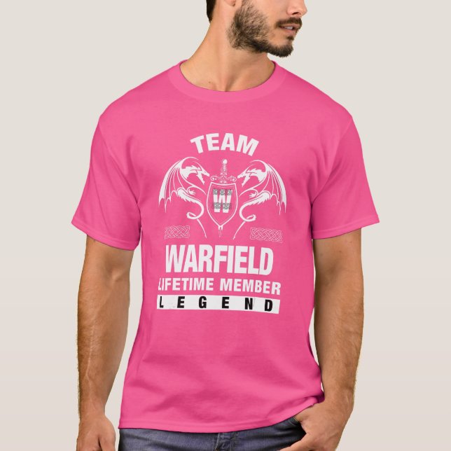 Team Warfield Lifetime Member   T-Shirt (Front)
