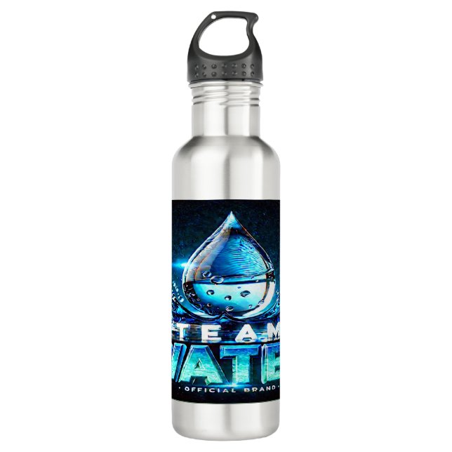 Team Water brand Water Bottle | YouTuber Challenge (Front)