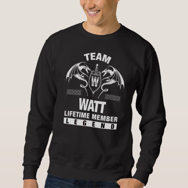 Team Watt Lifetime Member Sweatshirt (Front)
