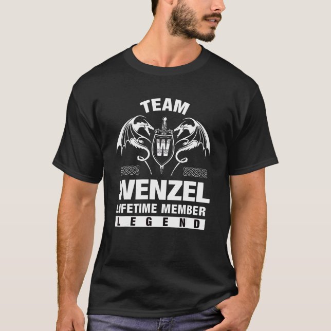 Team Wenzel Lifetime Member   T-Shirt (Front)