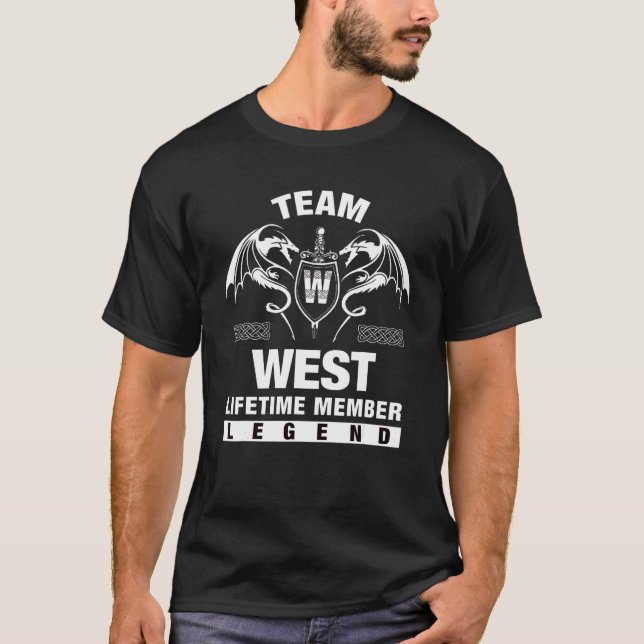 Team West Lifetime Member T-Shirt (Front)