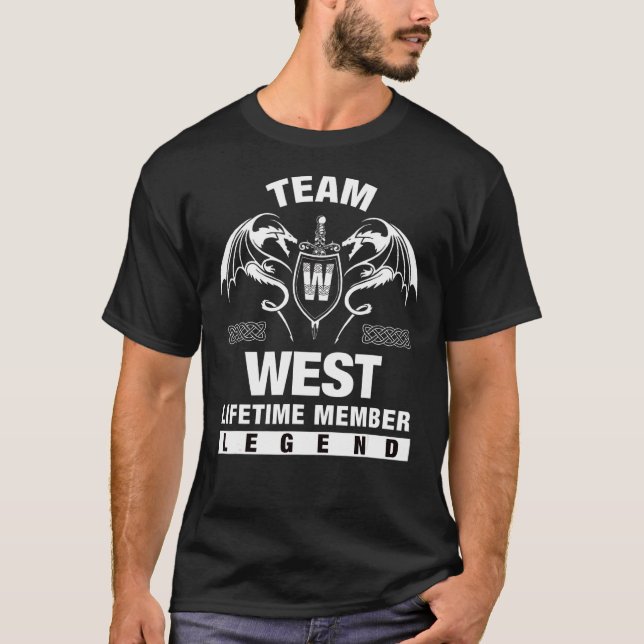 Team West Lifetime Member T-Shirt (Front)