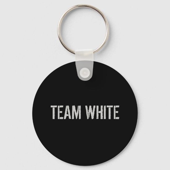 TEAM WHITE KEY RING (Front)