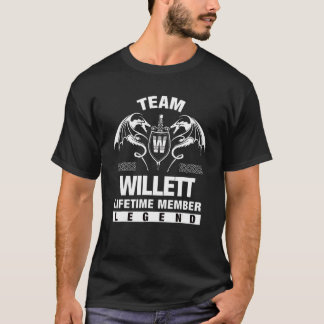 Team Willett Lifetime Member T-Shirt