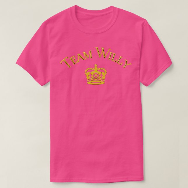 TEAM WILLY with Crown T-Shirt (Design Front)
