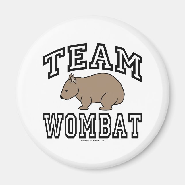 Team Wombat Magnet (Front)