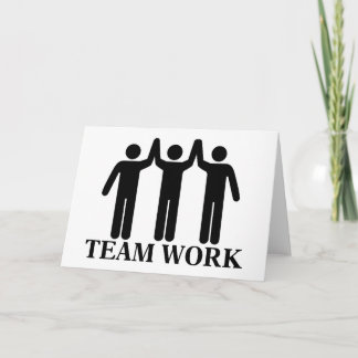 Team Work Card