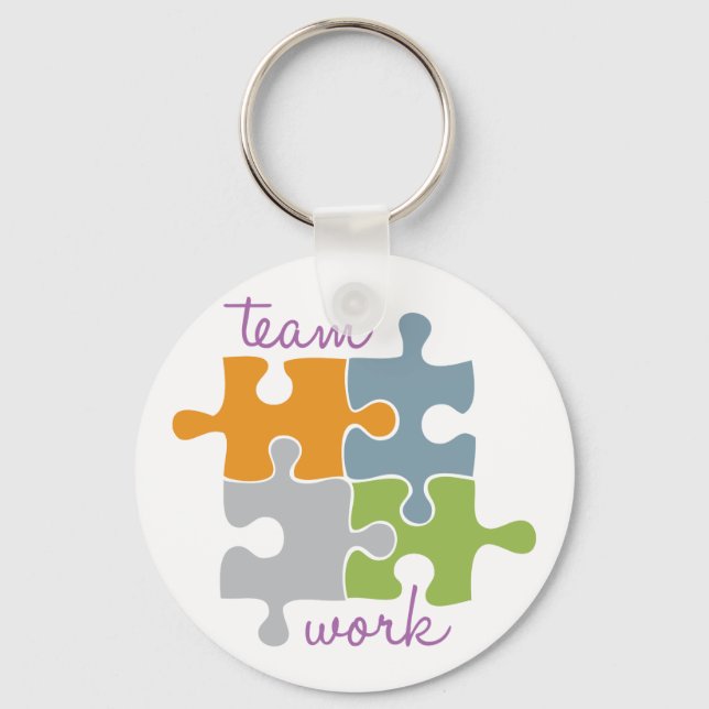 Team Work Key Ring (Front)