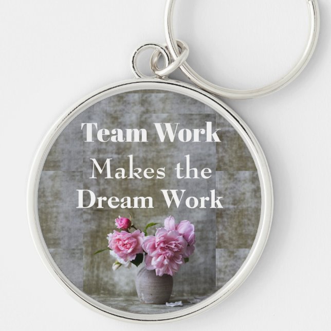 Team Work Keychain (Front)