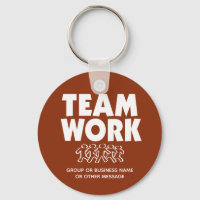 Team Work motivational with group name 