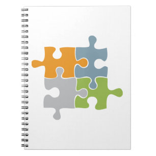 Team Work Puzzle Notebook