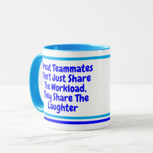 Team Work Quote Gift for Coworkers, Motivational Mug