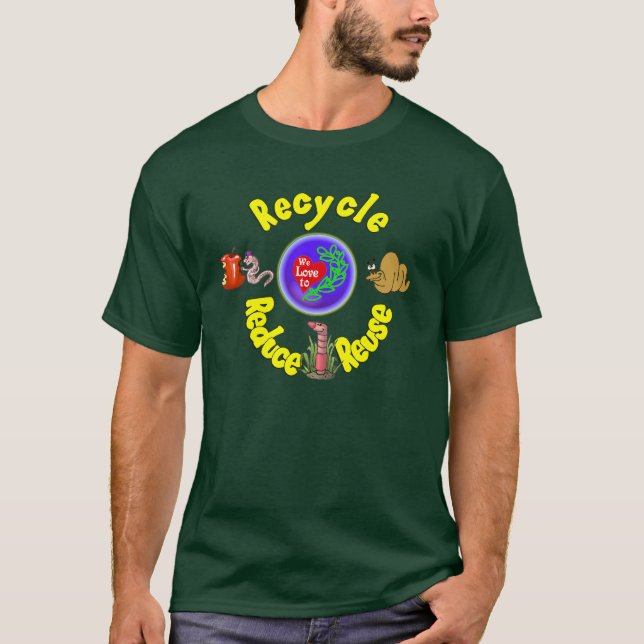 Team Worm.:-) T-Shirt (Front)