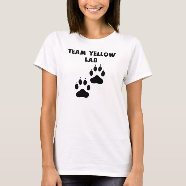 Team Yellow Lab T-Shirt (Front)