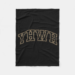 Team Yhwh Adonai Christian Faith Based Mens Womens Fleece Blanket