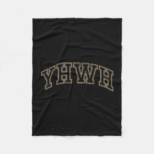 Team Yhwh Adonai Christian Faith Based Mens Womens Fleece Blanket
